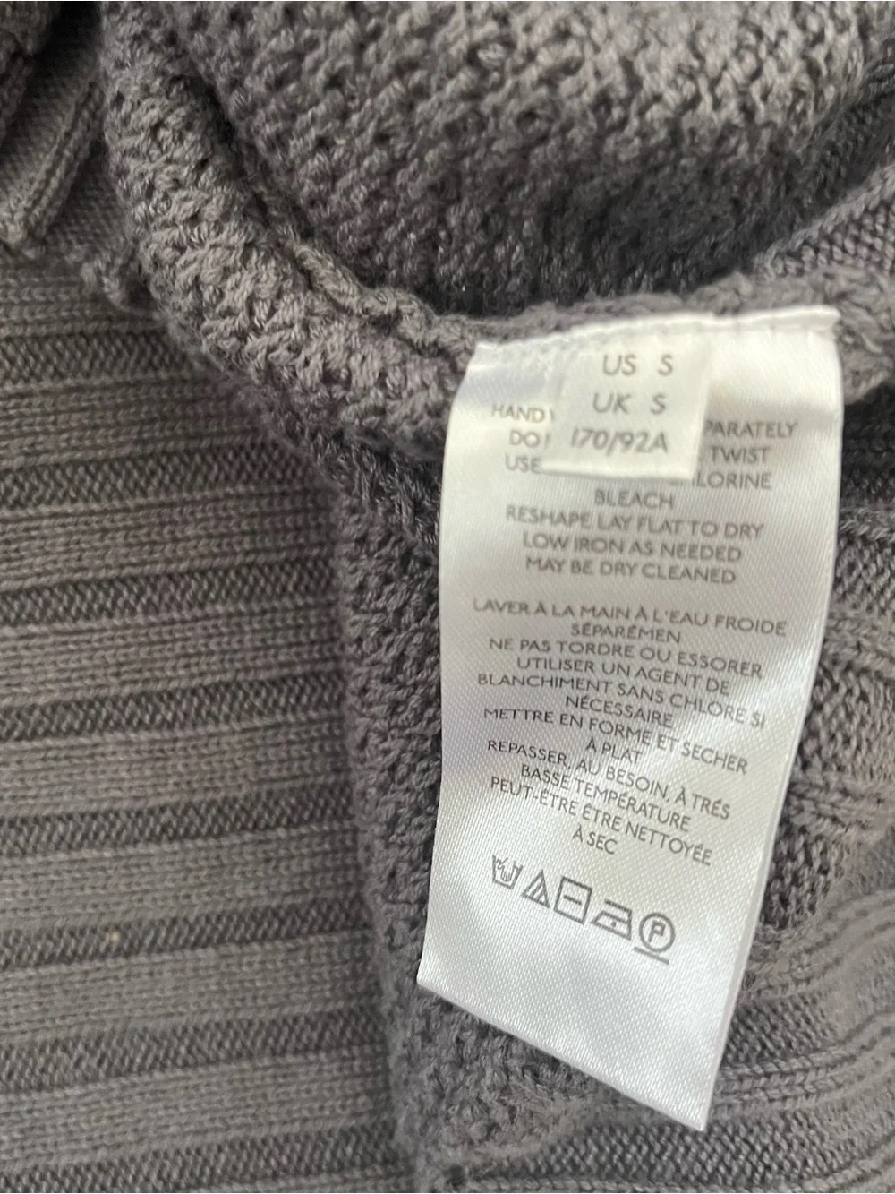 Free People FP Beach Hailee Cardigan
Oversized Waffle Knit Gray Button Front Sm - Picture 5 of 12